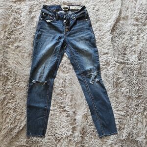 Indigo Rein Blue Distressed Skinny Jeans